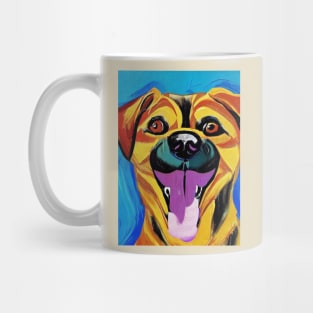 smiling dog Mug